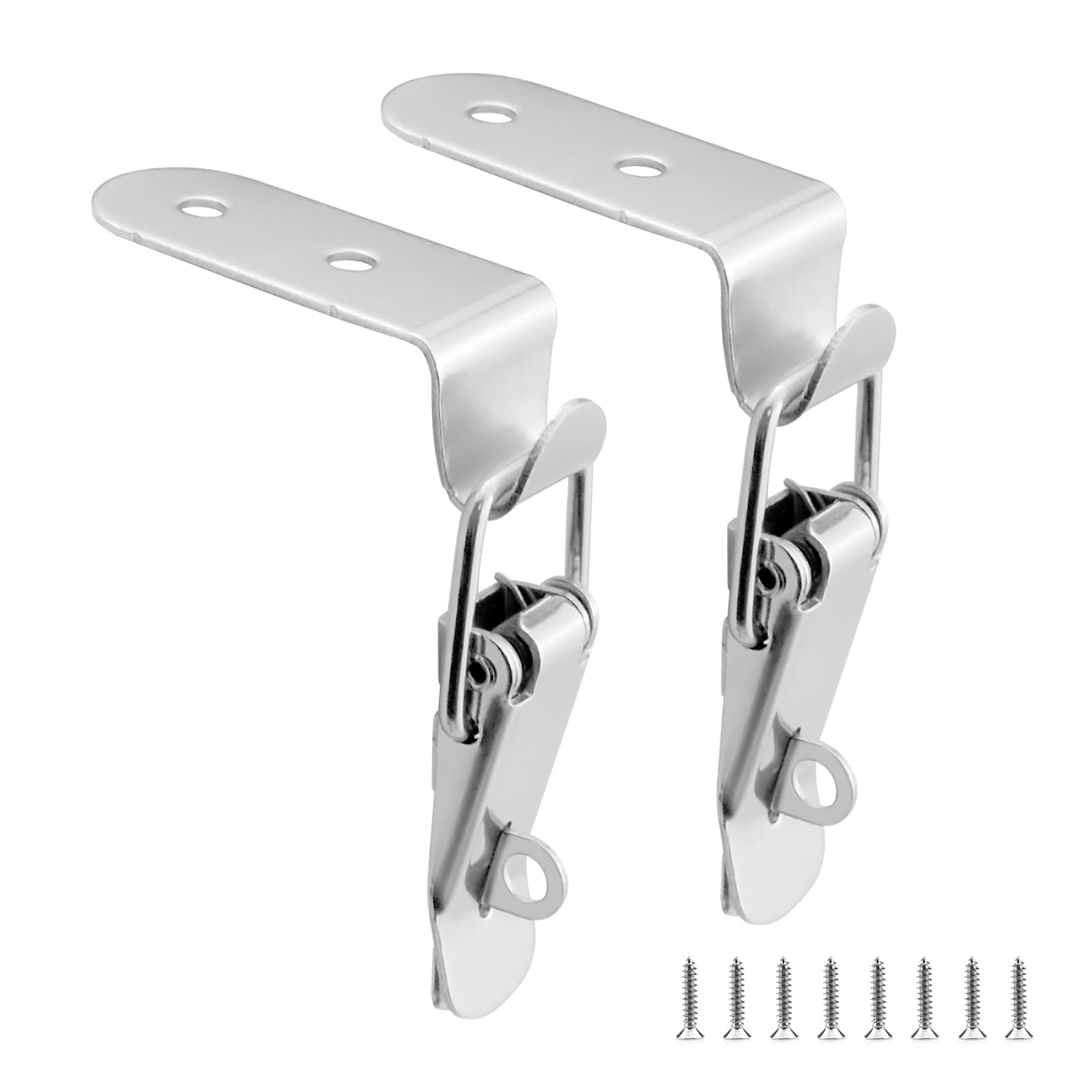 ZIUZI 2PCS 90-Degree Angle Latch, Stainless Steel Corner Latch